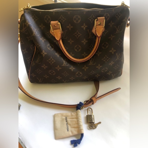 LOUIS VUITTON Monogram Speedy Bandouliere 30 - Picture 2 of 14